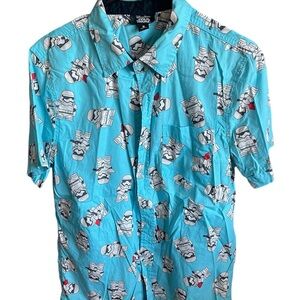 Disney Blue Stormtrooper Casual Shirt